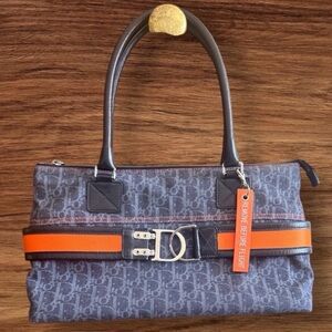 DIOR Flightline Denim Trotter Tote Bag